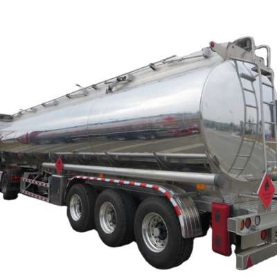 3axle 46000liter Aluminum Alloy Fuel Tanker Semi-trailer