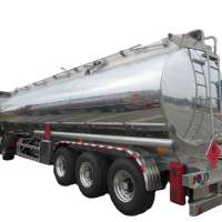 3axle 46000liter Aluminum Alloy Fuel Tanker Semi-trailer